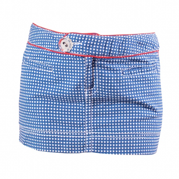 Vintage Y2K Von Dutch Styled Blue Miniskirt - Picture 1 of 3